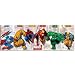 Marvel Heroes (Captain America, Thing, Spider-Man, Iron Man, Hulk, Wolverine, Door) Art Poster Print - 24" X 60"