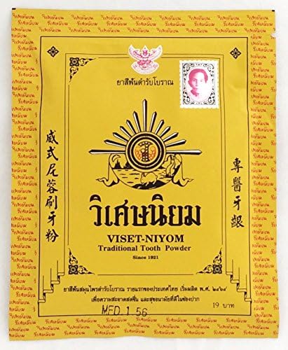 Viset Niyom Traditional Natural Toothpaste Powder 40g (Pack of 6)