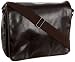 Ben Sherman Accessories Wet Look Messenger,Brown,one size