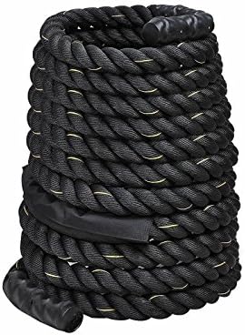 2" Width Poly Dacron 50 ft Length Battle Rope Workout Training Undulation Fitness Exercise