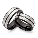 Unique Trauringe Eheringe Hochzeitsringe Edelstahl Gravur R9105s