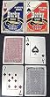 Set of 10 Red DERBY Playing Cards - Magnum Index - Playing Cards > Standard > Other