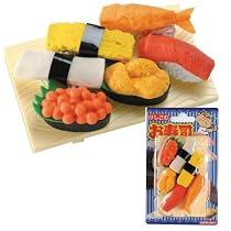 Sushi Erasers - 6 pc Set