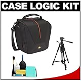 Case Logic DCB-307 Digital SLR Camera Case Shoulder Bag (Black) with Deluxe ....