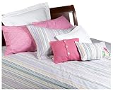 Tommy Hilfiger Amelia Island Embroidered Denim European Sham, White
