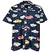 Chevrolet Bel Air Tri Five 1955 1956 1957 Camp Hawaiian Shirt, Navy