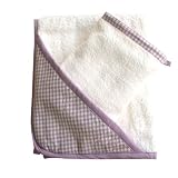 Tadpoles Basics Lavender Gingham Towel with Bath... by