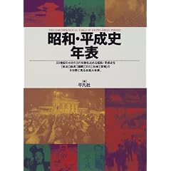Showa Heisei shi nenpyo =: The chronological table of Showa-Heisei period