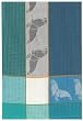 Waffle Weave 100% Cotton Seal Turquoise Dishtowel 18" X 28" Set / 6