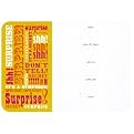 Surprise Words Invitation Set