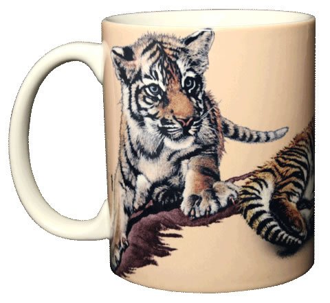 Tiger Cubs 11 Oz. Ceramic Coffee Mug