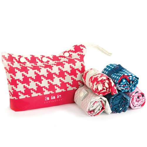 Envirosax Cherry Lane Pouch, 5-Pack