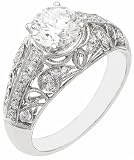 NEW DIAMOND WHITE GOLD LADIES RING