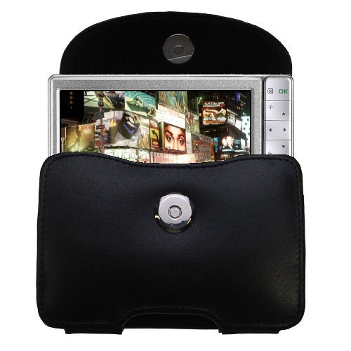 Electronics: Horizontal Leather Case with Belt Clip/Loop for the Archos 605 WiFi