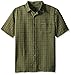 Van Heusen Men's Big and Tall Short Sleeve Rayon Poly Plaid Shirt
