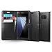 Spigen Wallet S Galaxy Note 7 Case with Foldable Cover and Kickstand Feature for Galaxy Note 7 2016 - Black