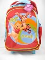 Winnie The Pooh Wheelie Trolley Rucksack School Bag