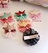 Lace Kenzola 6pc Toddler Colour Lace Crown Assort Hair Barrettes Set