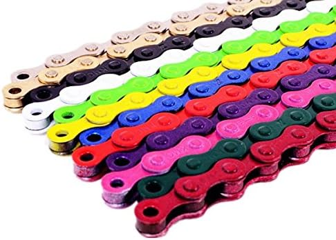 Bicycle Single Speed Fixed Gear MTB Bike Chain 96 Links Color Blue