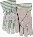Winter Work Glove - Leather - Camouflage Canvas - Large - One Pair
