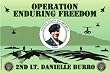 Army Enduring Freedom Small House Flag