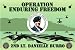 Army Enduring Freedom Large Vehicle Bumper Sticker
