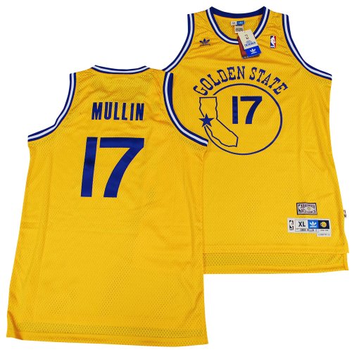 NBA Golden State Warriors Chris Mullin Swingman Jersey Gold, Medium On Sale