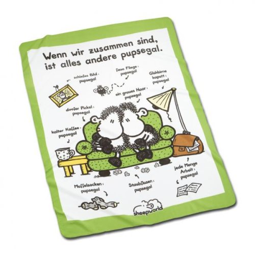 Childrens Toyshop  Spielwaren : Sheepworld Fleecedecke PUPS