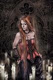 Red Basque by Victoria Frances. Size 24.00 inches width by 36.00 inches height. High Quality Art Poster Print