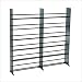 TransDeco TD320B Tempered Glass Rack Multimedia Storage, High