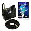 Master Airbrush&reg; Brand Compressor Model C-16-B Black Mini Airbrush Air Compressor with a 6 Foot Braided Air Hose with 1/8" Ends, Comes with Our 1 Year Warranty and Now Includes a (FREE) How to Airbrush Training Book to Get You Started.