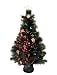 3' Pre-Lit Color Changing Lighted Fiber Optic Artificial Christmas Tree w/ Stars