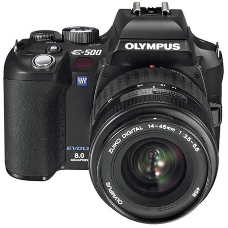 Olympus Evolt E500 8MP Digital SLR with Zuiko 14-45mm f/3.5-5.6 Digital SLR Lens