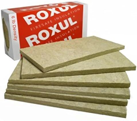 Roxul Rockboard Acoustic Mineral Wool 60 - 6lbs.pcf 48"x24"x2" 6pcs