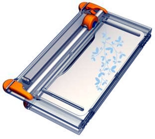 Fiskars Folding LED SureCut Rotary Paper Trimmer