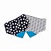 My qBebe 2 Pack Teether Bib Reversible 2 in 1 Baby Drool Bibs Design with BPA Free Silicone Teether Attached- Baby Bandana Bibs & Free Bag Included
