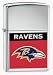 Baltimore Ravens NFL Brushed Chrome Lighter by Zippo