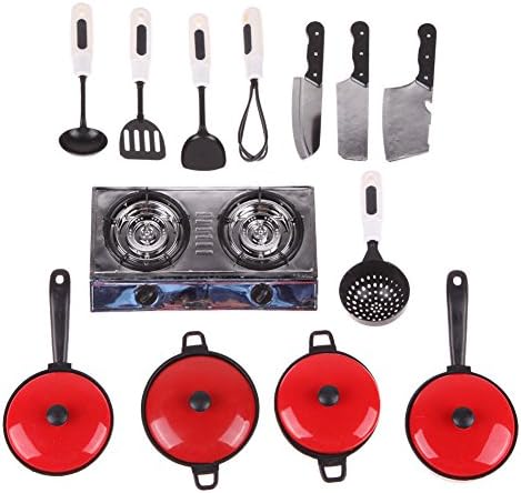 Generic Toy 13pcs/set Kitchen Food Cooking Role Play Pretend Toy Girls Boys Baby Child