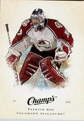 2008 2009 Upper Deck Champs Hockey Card # 71 Patrick Roy Avalanche Mint Condition - Shipped In Protective ScrewDown Display Case!!