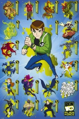 1art1 49711 Ben 10 - Alien Force, Figuren Poster 91 x 61 cm