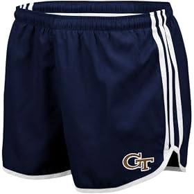 Buy adidas Georgia Tech Yellow Jackets Ladies Navy Blue Princess Running Shorts