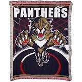 Northwest Florida Panthers Triple Woven Jacquard 48x60 Blanket - Florida Panthers 48 X 60