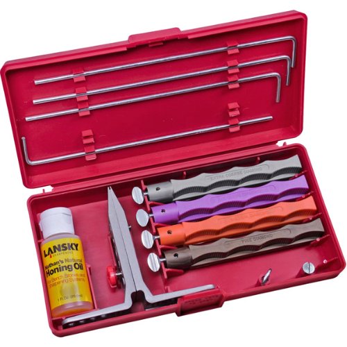 Affordable Lansky Deluxe 4 Stone Diamond Precision Knife Sharpening Kit seanmurphyewzk
