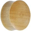 1" Organic Solid Crocodile Wood Saddle Plug