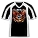 Flaming Eagle Firefighter Jersey Style T-shirt, USA Firefighter Mens V-Neck Tee