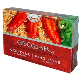 Geomar Chilean Gourmet Seafood-King Crab, 3.2 Ounces by Geomar