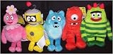 Yo Gabba Gabba Plush Pals Plex, Brobee, Muno, Foofa and Toodee