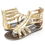 Wild Rose Egan01 Flats Gold 8.5 Gold