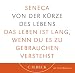 Von der Kuerze des Lebens