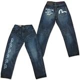 <strong>EVISU</strong> 山ちゃんヂーンズ #1930 山トリプルステッチ/TATEOTI (DOWLUCK×KAMOME)